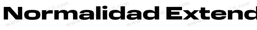 Normalidad Extended Regular字体转换